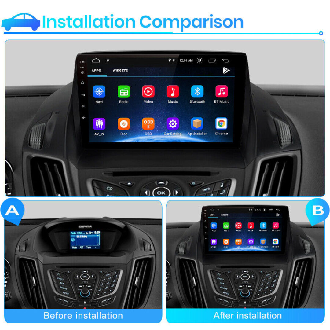 Android Car Stereo for Ford Escape 2013-2017 with Installation
